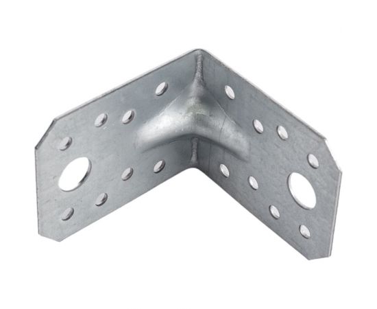 Крепежный усиленный уголок Невский Крепеж оцинк., 70x70x55x2 мм 917114 – изображение 2