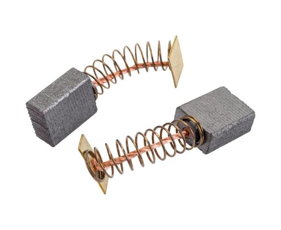 Комплект угольных щеток для электроинструмента Интерскол (пружина, пятак), 7x12.8x16.5 мм, 2 шт COFRA SDI-34588 – изображение 3