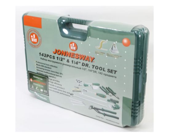 Универсальный набор инструмента 1/4, 1/2DR Jonnesway S04H524142S 46100 – изображение 3