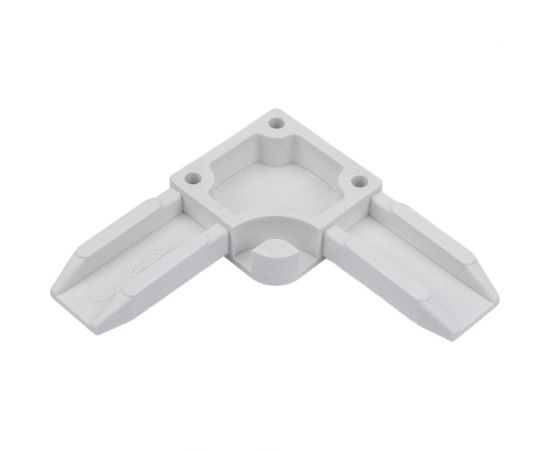 Соединительный пластиковый уголок для москитного профиля Невский Крепеж белый, 4 шт. 826229 – изображение 3