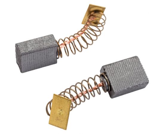 Комплект угольных щеток для электроинструмента Интерскол (пружина, пятак), 7x12.8x16.5 мм, 2 шт COFRA SDI-34588 – изображение 4