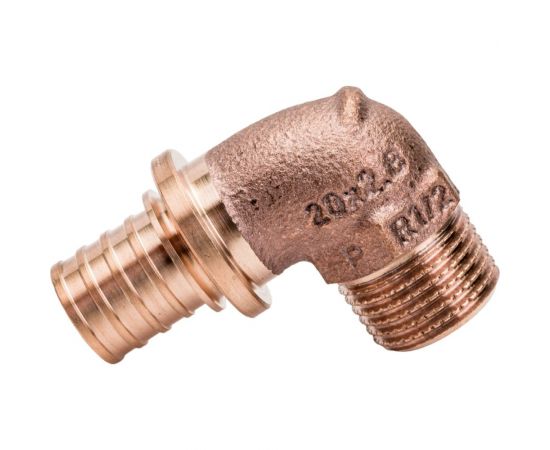 Угольник-переходник Rehau RX+ Н, 20, 1/2"", бронза 14563481001 – изображение 4