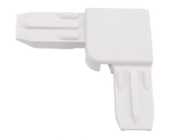 Соединительный пластиковый уголок для москитного профиля Невский Крепеж белый, 4 шт. 826229 – изображение 4