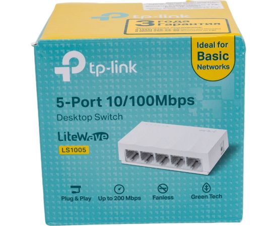 5-портовый неуправляемый коммутатор TP-Link LS1005 – изображение 4