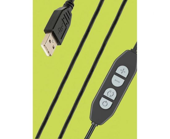 Светильник для монитора ГЕЛЕОС ГЛ-400, LED 5Вт, USB, чёрный ГЛ00400 – изображение 4