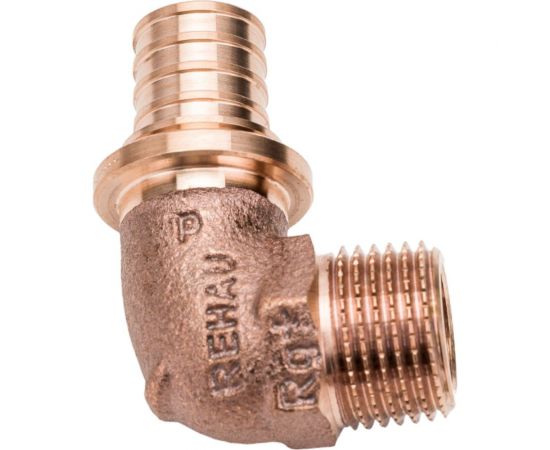 Угольник-переходник Rehau RX+ Н, 20, 1/2"", бронза 14563481001 – изображение 5