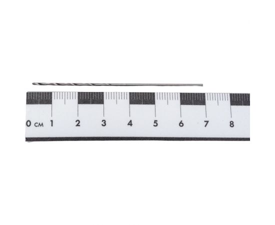 Сверло удлиненное с вышлифованным профилем 1.1x37x60 мм, ц/х, Р6АМ5 TLX 67453 – изображение 5