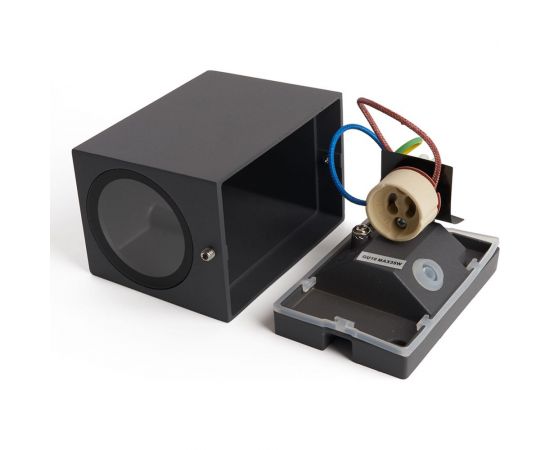 Садово-парковый светильник FERON 230V GU10, DH050, серый (на стену) 48324 – изображение 5