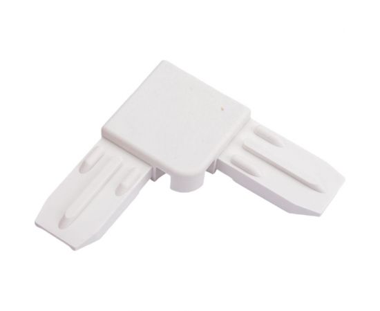 Соединительный пластиковый уголок для москитного профиля Невский Крепеж белый, 4 шт. 826229 – изображение 5