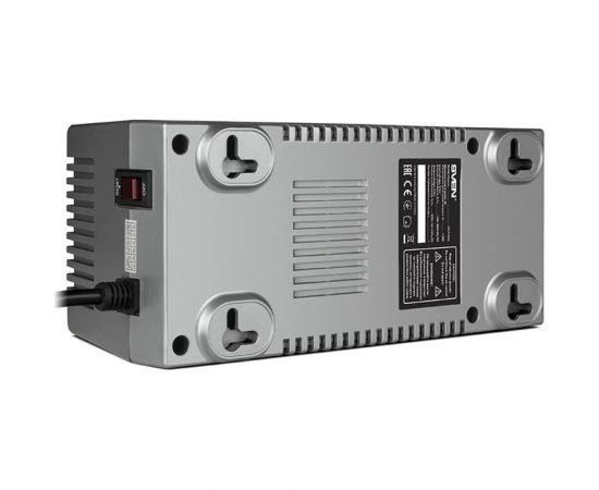 Стабилизатор SVEN VR-F1000 (≤320Вт, Вх.184-285V,4 × CEE7/4 (2*AVR, 2*сетевой фильтр) серебро SV-018818 – изображение 6