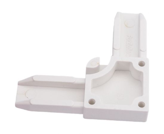 Соединительный пластиковый уголок для москитного профиля Невский Крепеж белый, 4 шт. 826229 – изображение 6