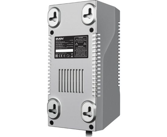 Стабилизатор SVEN VR-F1000 (≤320Вт, Вх.184-285V,4 × CEE7/4 (2*AVR, 2*сетевой фильтр) серебро SV-018818 – изображение 7