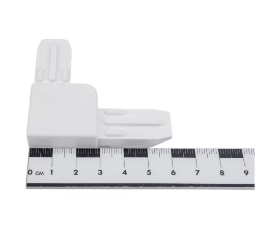 Соединительный пластиковый уголок для москитного профиля Невский Крепеж белый, 4 шт. 826229 – изображение 8