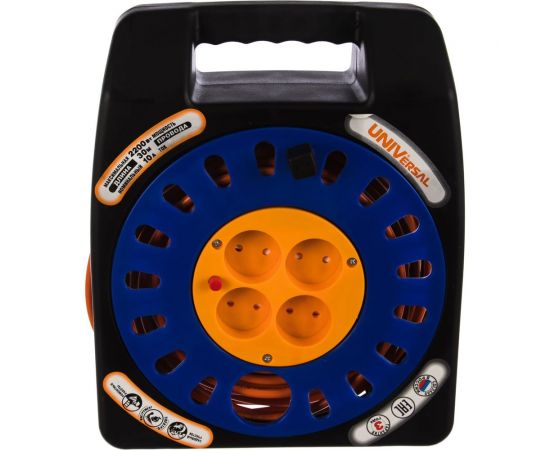 Удлинитель с закрытым корпусом UNIVersal Серия Компакт У16-012 термо ПВС 2*1 30м 9634179 