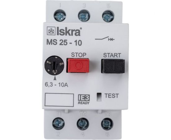 Автомат защиты двигателя Iskra MS25-10 УТ-00019742 