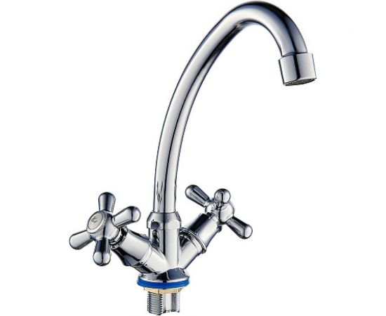 Смеситель для кухни ROEGEN 1/2"" м/к, на гайке RP023A 