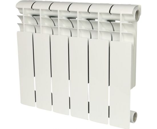 Биметаллический радиатор ROMMER Profi BM 350 BI350-80-80-130 6 секций RAL9016 86630 