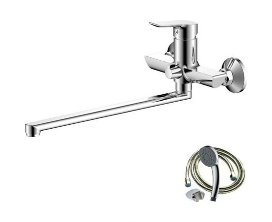 Смеситель для ванны с длинным изливом OLIVES SEVILLA 20221SV 