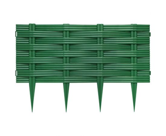 Садовое ограждение Протэкт Ива высота 25 см, хаки СОИ-25/14 Х 