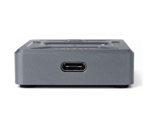 Докстанция AgeStar USB 3.1 SSD M.2 NVME, алюминий, серый, 31CBNV1C (GRAY) – изображение 2