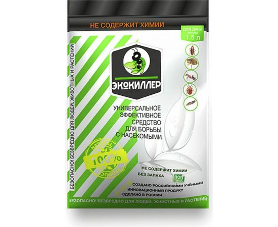 Универсальное средство для уничтожения насекомых ЭКОКИЛЛЕР 1,5 л 4660028220161 – изображение 2