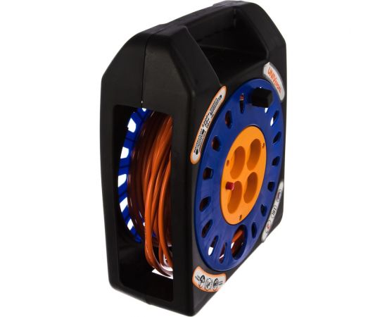 Удлинитель с закрытым корпусом UNIVersal Серия Компакт У16-012 термо ПВС 2*1 30м 9634179 – изображение 2