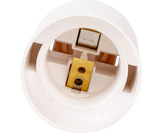 Патрон ЭРА подвесной, Е27, пластик, белый Б0043749 – изображение 2