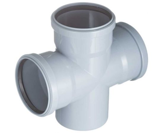 Крестовина VALFEX 110/110/110x87.5, внутренняя канализация 27211110 – изображение 2