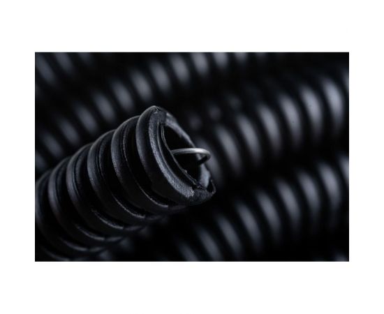 Легкая гофротруба УРАЛ ПАК ПНД 16 мм 25 с протяжкой черная, м ГФ-1100016-025 – изображение 3