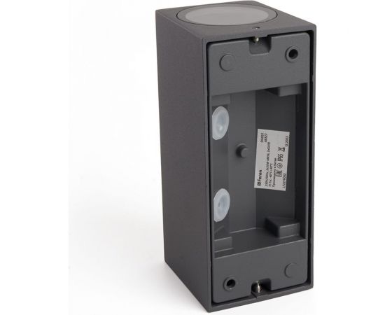 Садово-парковый светильник FERON 230V 2*GU10, DH051, серый (на стену) 48327 – изображение 3