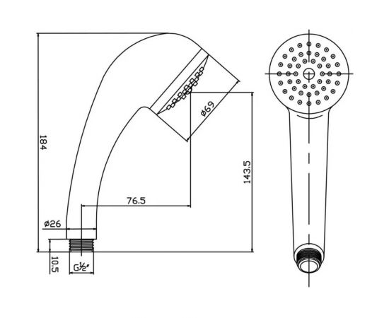 Смеситель для ванны с длинным изливом OLIVES SEVILLA 20221SV – изображение 3