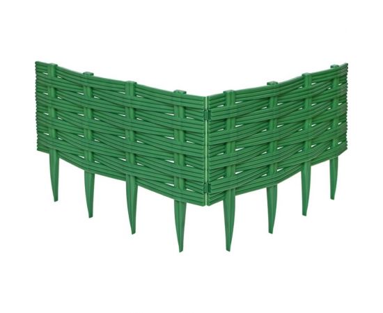 Садовое ограждение Протэкт Ива высота 25 см, хаки СОИ-25/14 Х – изображение 3