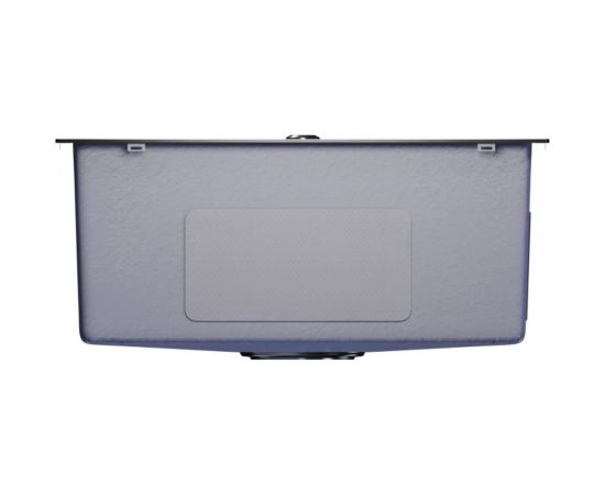 Настольная мойка MIXLINE PRO 50x50, 3 мм, выпуск 3 1/2, 20 см, с сифоном, черный графит 547230 – изображение 3