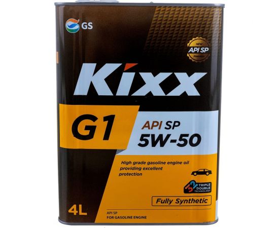 Синтетическое моторное масло KIXX G1 5W-50 API SP 4л L215544TE1 – изображение 3