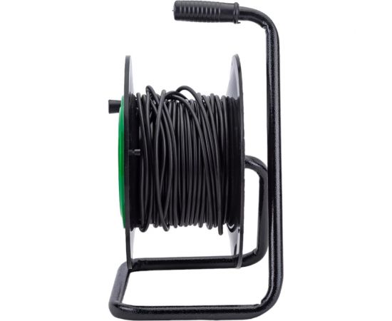 Электрический удлинитель на катушке SVET 30м/4розетки без заземления (ПВС), 6А УХ-6-4-30-К ПВС 2x0,75 EV0451-5122 – изображение 3