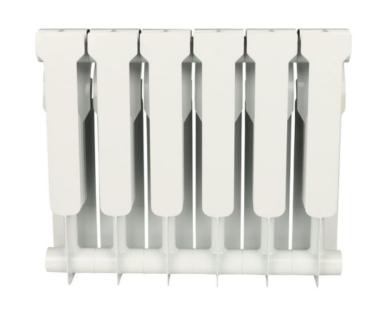 Биметаллический радиатор ROMMER Profi BM 350 BI350-80-80-130 6 секций RAL9016 86630 – изображение 4