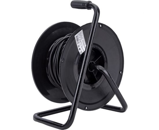 Электрический удлинитель на катушке SVET 30м/4розетки без заземления (ПВС), 6А УХ-6-4-30-К ПВС 2x0,75 EV0451-5122 – изображение 4