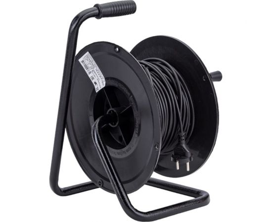 Электрический удлинитель на катушке SVET 30м/4розетки без заземления (ПВС), 6А УХ-6-4-30-К ПВС 2x0,75 EV0451-5122 – изображение 5