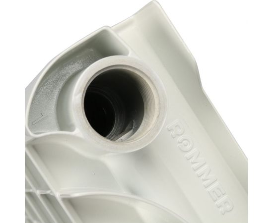 Биметаллический радиатор ROMMER Profi BM 350 BI350-80-80-130 6 секций RAL9016 86630 – изображение 8