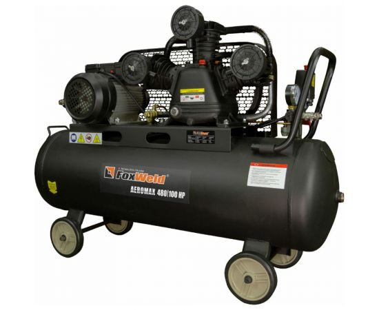 Масляный ременной компрессор FOXWELD AEROMAX 480/100 HP 6796 – изображение 8
