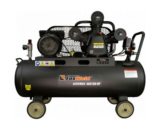 Масляный ременной компрессор FOXWELD AEROMAX 480/100 HP 6796 – изображение 9
