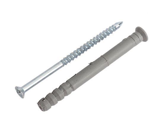 Дюбель-гвоздь Tech-Krep полипропилен, потайная манжета, SM-L 8x80 мм, 500 шт. 125229 