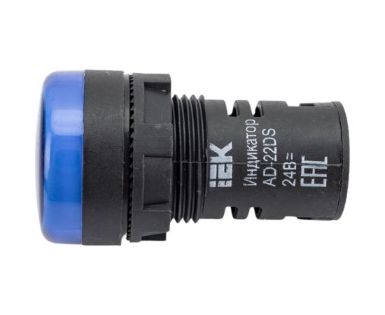 Светодиодная сигнальная лампа IEK AD-22DS синяя BLS10-ADDS-024-K07 