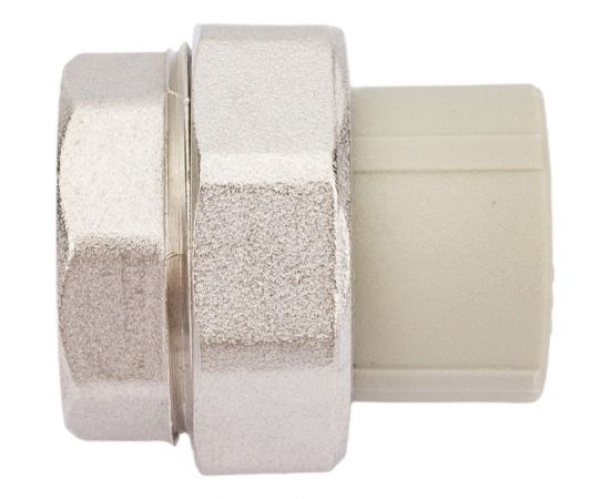 Муфта комбинированная разъемная с внутренней резьбой VALFEX PP-R серая, 20 мм х3/4"" 10155120Г 127-0331 