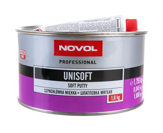 Шпатлевка Novol UNISOFT мягкая 1.8 кг X6119541 