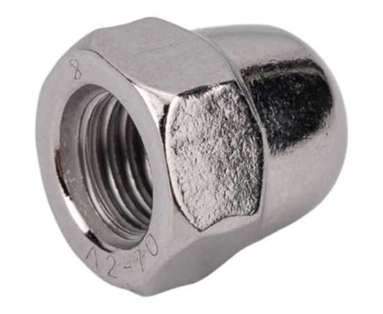 Колпачковая шестигранная гайка DINFIX DIN 1587, нерж. А2, M12, 10 шт. 00-00001954 