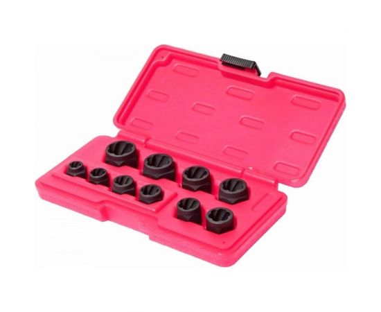 Набор головок для поврежденных болтов и гаек 8-19 мм, 10 предметов JTC 1545 
