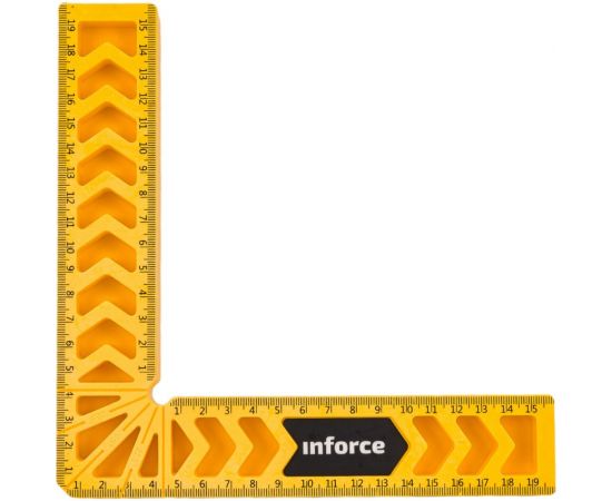 Прижимной угольник Inforce из полимера, 200х200 06-11-80 