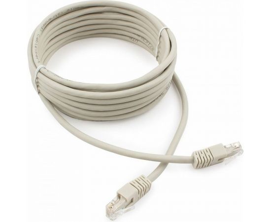 Патч-корд Cablexpert UTP кат.6, 5м, литой, многожильный серый PP6U-5M 