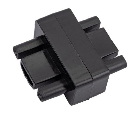 Коннектор шинопровода IN HOME SC-1B-TL серии TOP-LINE, черный, прямой 4690612029351 